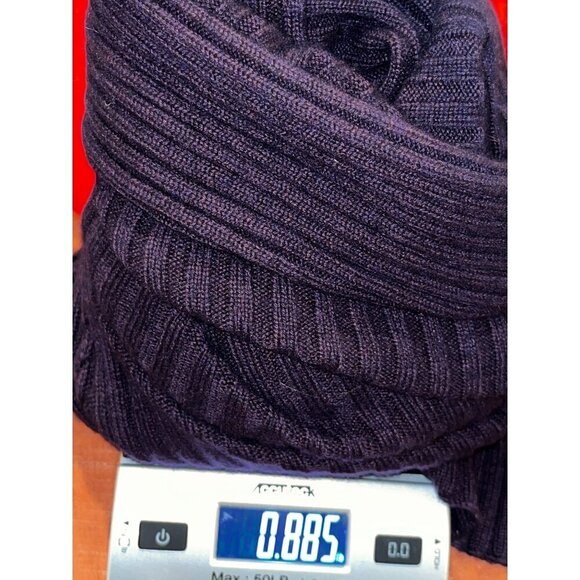 Autumn Cashmere Purple Chashmere Blend Open Front Cardigan Women’s Size M - Picture 9 of 9